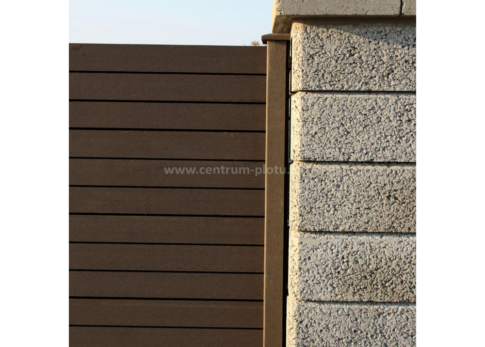 WPC GWFence - hlavice sloupku GW211 - brown