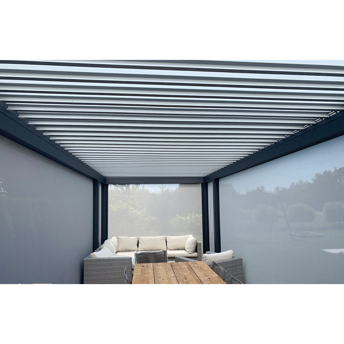 Hliníková pergola SKYLINE 4 x 6m