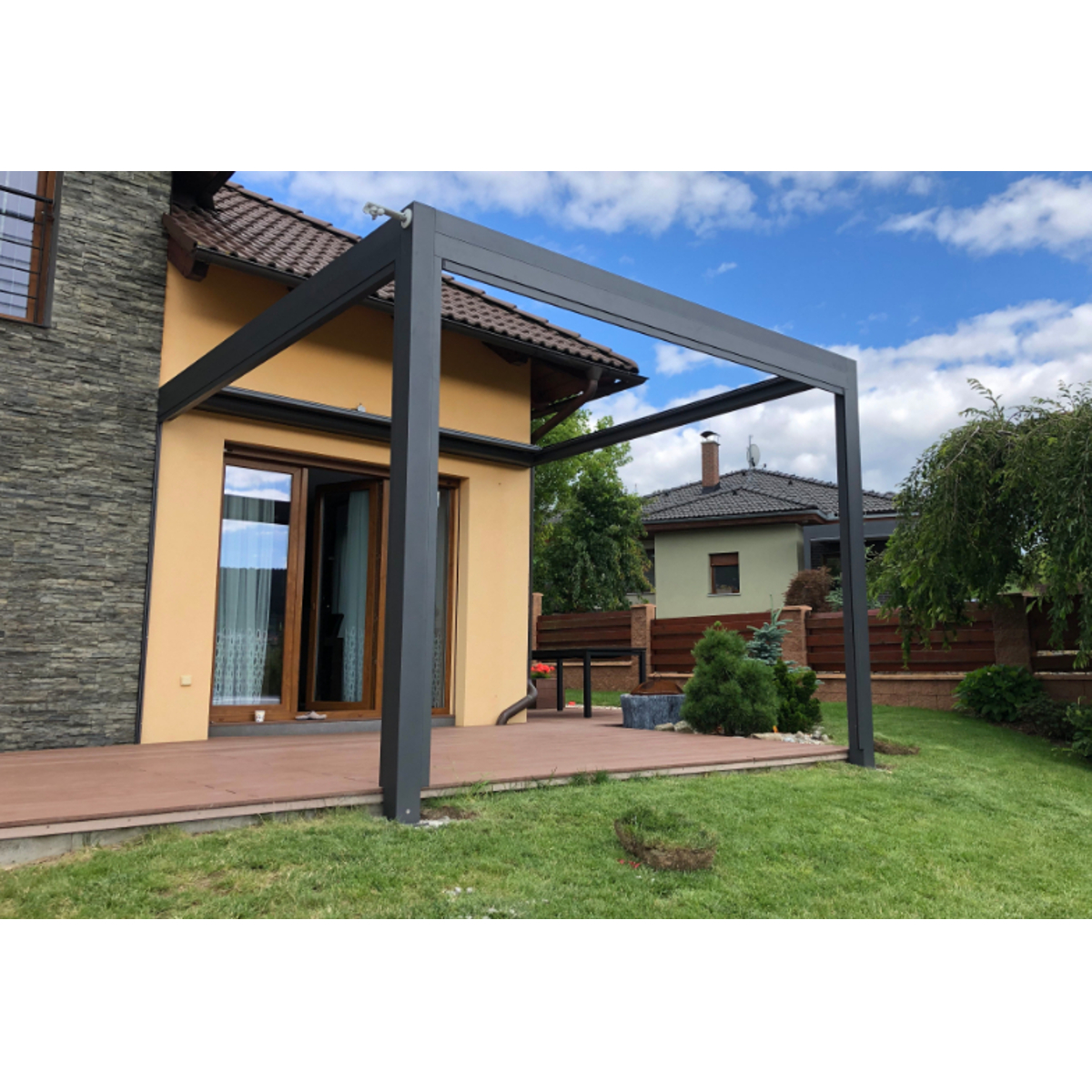 Hliníková pergola CUBE 2 x 2m