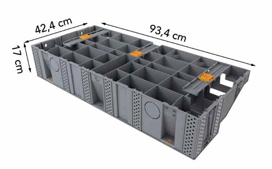 Modulové zahradní schody 93,4 cm