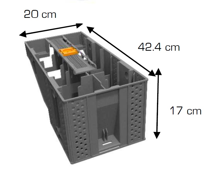 Modulové zahradní schody 20 cm