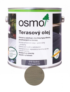 OSMO olej na terasy 2,5l Šedá patina 019