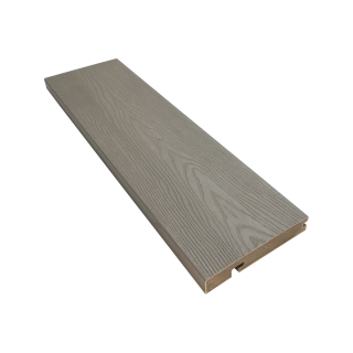 Dřevoplastové koncové coextrudované terasové prkno GW917 - grey
